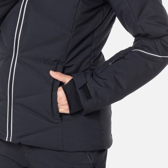 mujer Rossignol chaqueta de esquí staci HPXL759 tapas negro