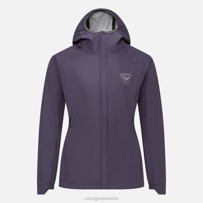 mujer Rossignol chaqueta de lluvia activa HPXL704 tapas uva blanda