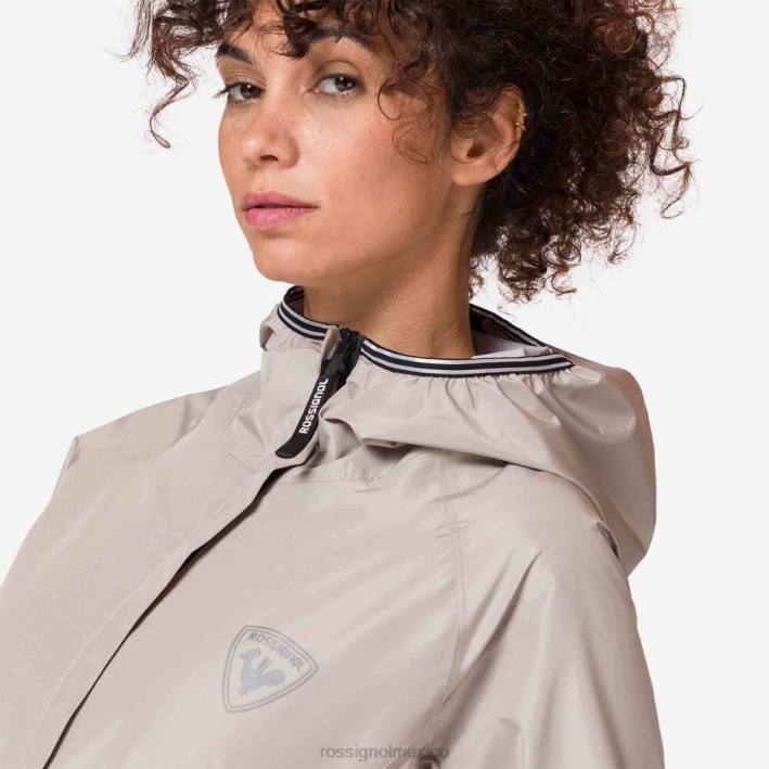 mujer Rossignol chaqueta de lluvia activa HPXL873 tapas abedul