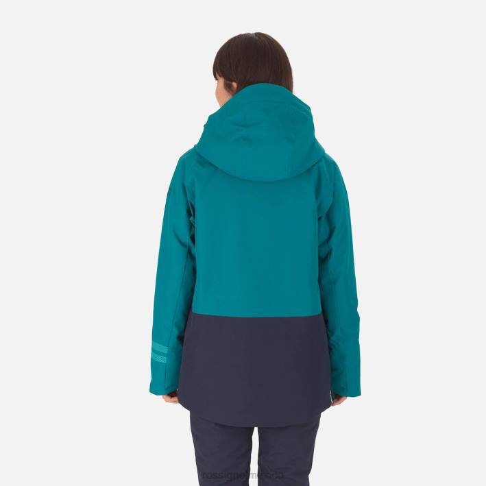 mujer Rossignol anorak skpr HPXL1052 tapas esmeralda oscura