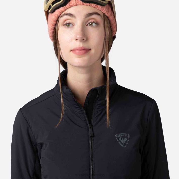 mujer Rossignol chaqueta opside HPXL966 tapas negro