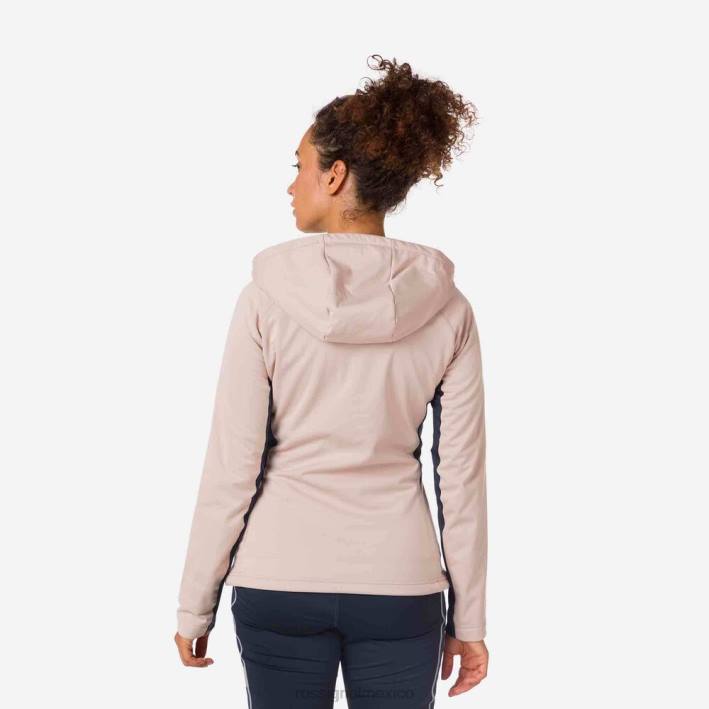 mujer Rossignol chaqueta softshell HPXL905 tapas rosa empolvado