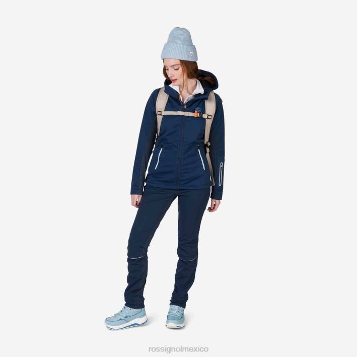 mujer Rossignol chaqueta softshell HPXL956 tapas azul marino oscuro