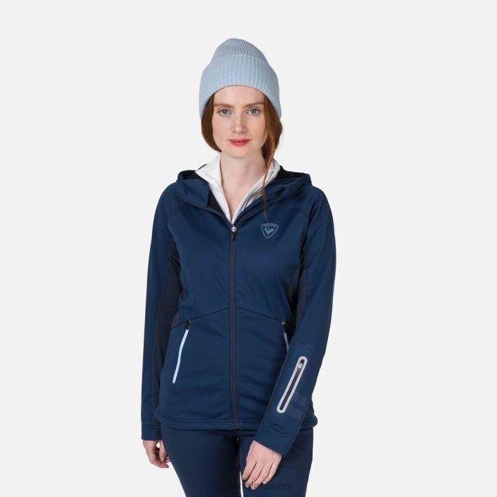 mujer Rossignol chaqueta softshell HPXL956 tapas azul marino oscuro