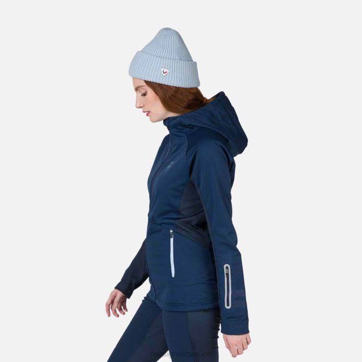 mujer Rossignol chaqueta softshell HPXL956 tapas azul marino oscuro