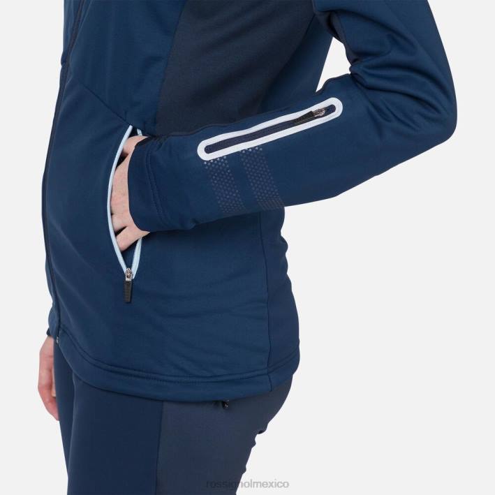 mujer Rossignol chaqueta softshell HPXL956 tapas azul marino oscuro