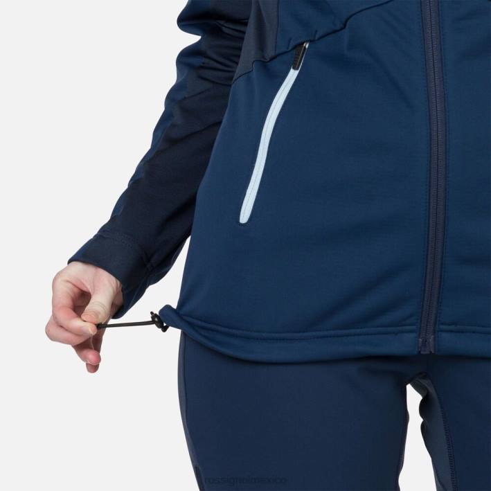 mujer Rossignol chaqueta softshell HPXL956 tapas azul marino oscuro