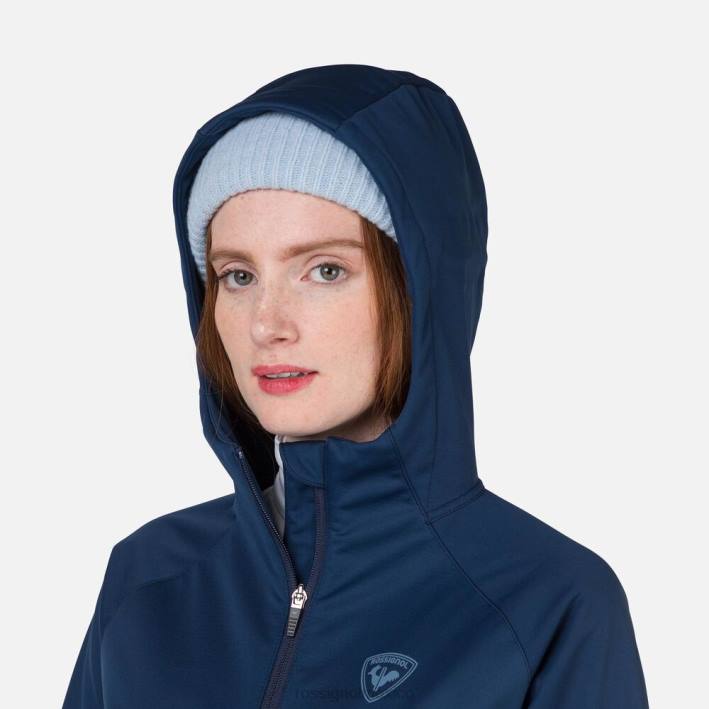 mujer Rossignol chaqueta softshell HPXL956 tapas azul marino oscuro