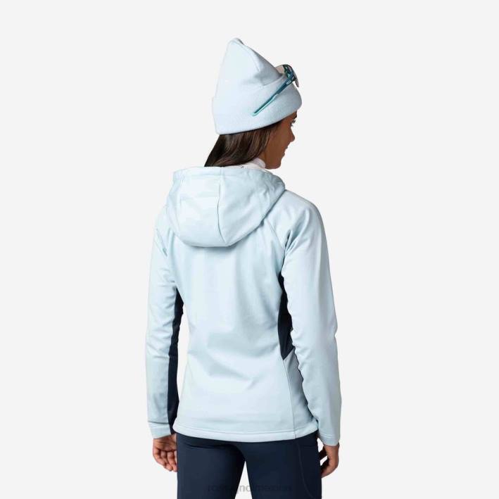 mujer Rossignol chaqueta softshell HPXL968 tapas glaciar