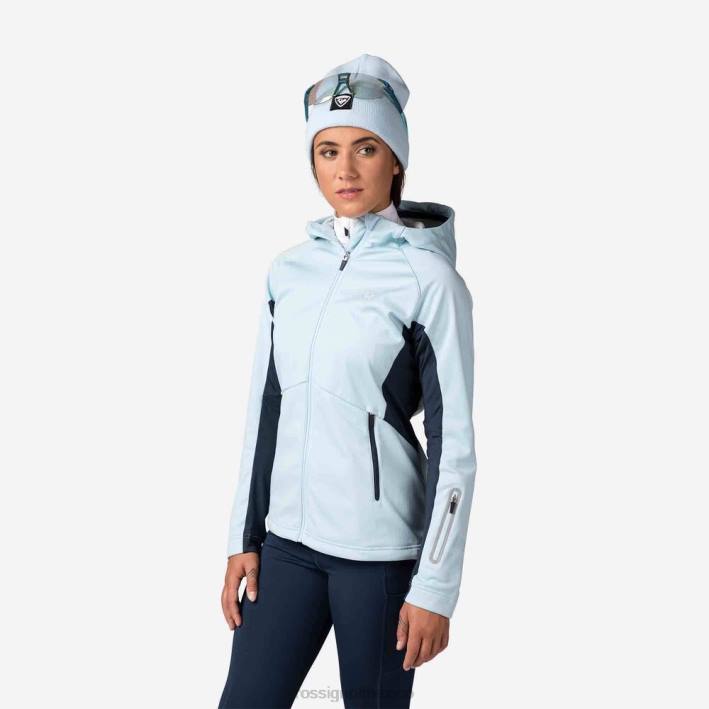 mujer Rossignol chaqueta softshell HPXL968 tapas glaciar