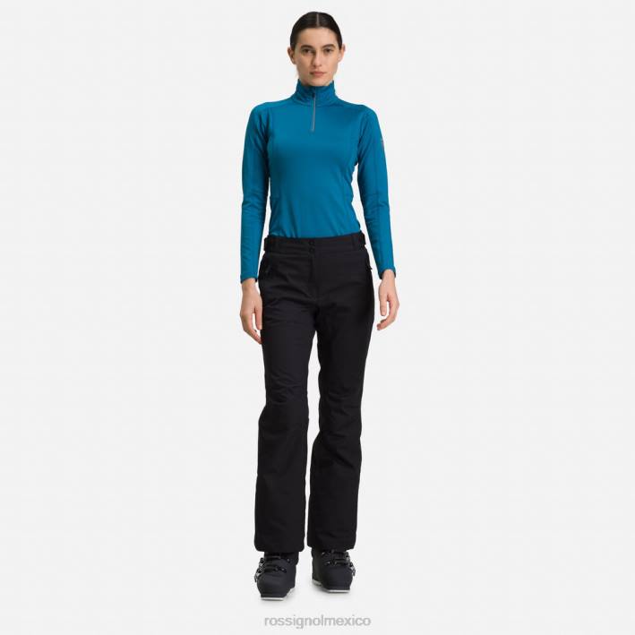 mujer Rossignol pantalones de esquí HPXL781 fondos negro