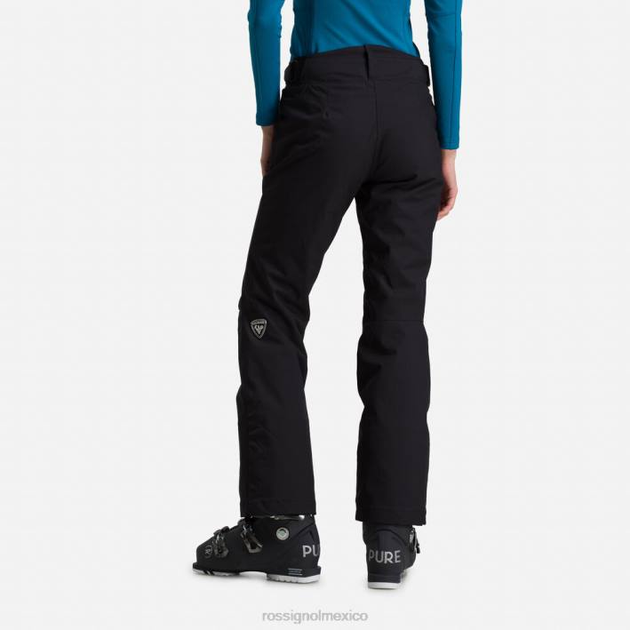 mujer Rossignol pantalones de esquí HPXL781 fondos negro