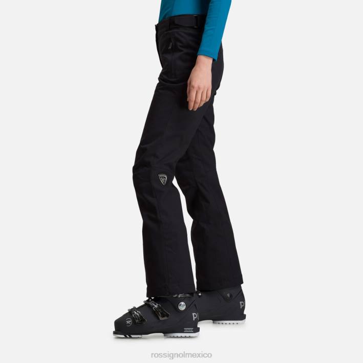 mujer Rossignol pantalones de esquí HPXL781 fondos negro