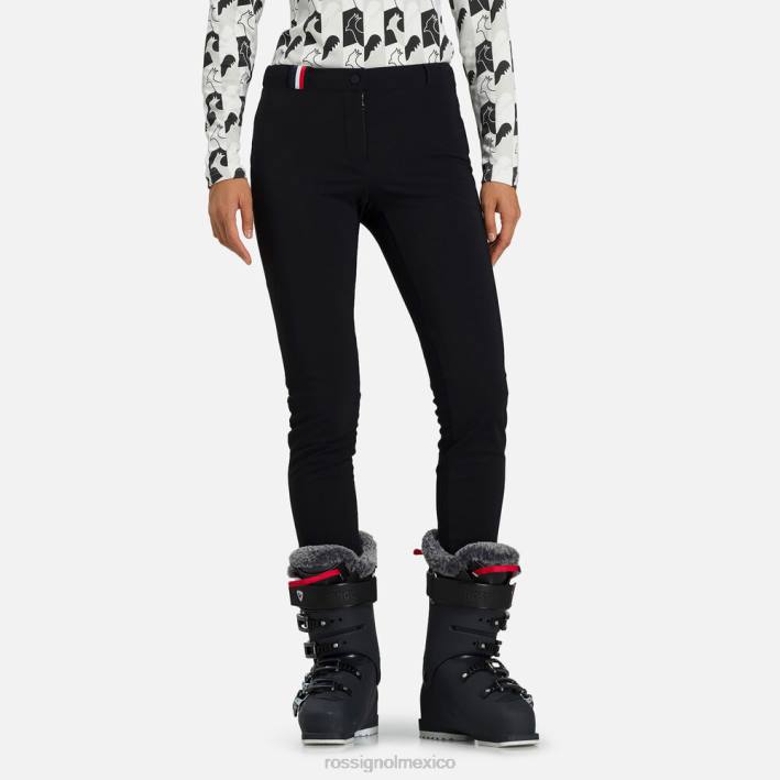 mujer Rossignol pantalones de esquí fuseau HPXL792 fondos negro