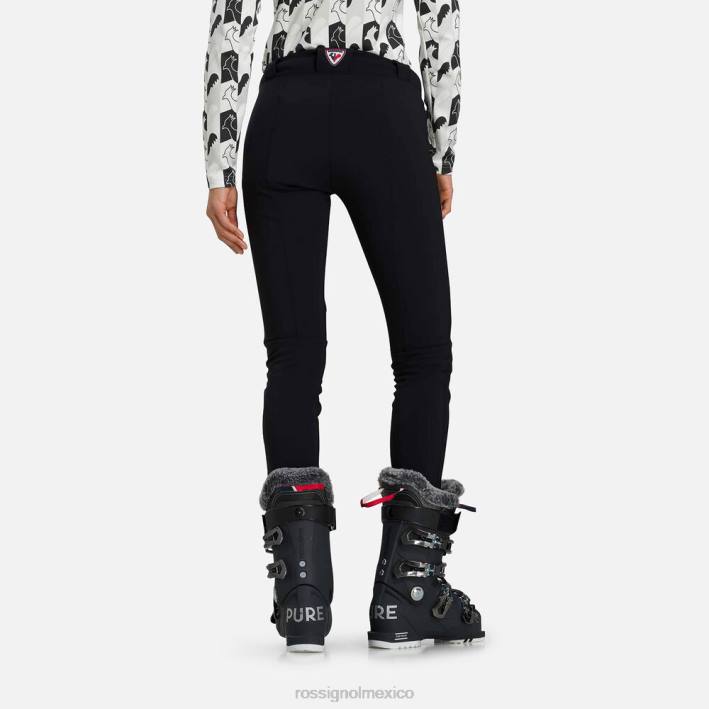 mujer Rossignol pantalones de esquí fuseau HPXL792 fondos negro