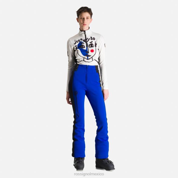 mujer Rossignol pantalones jcc brady suaves HPXL1099 fondos azul profundo