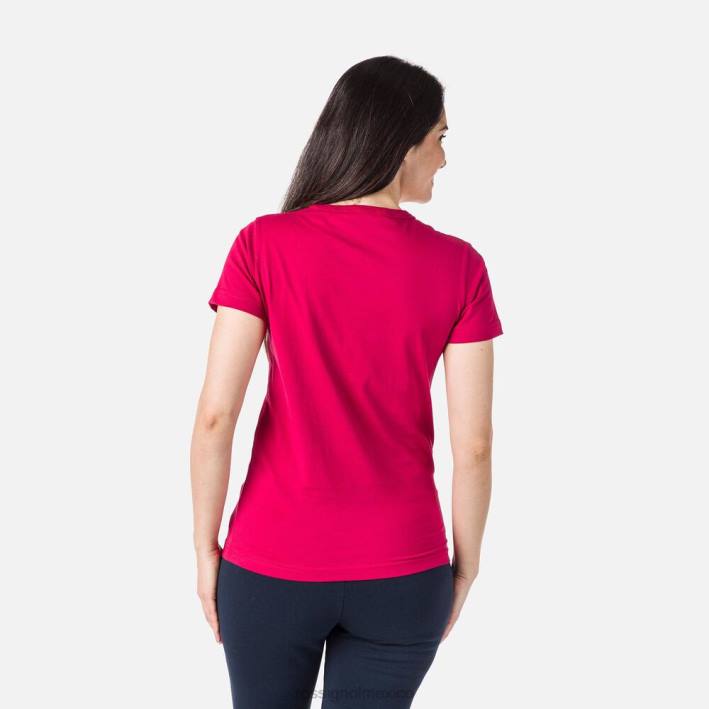 mujer Rossignol camiseta con logo HPXL850 tapas cereza