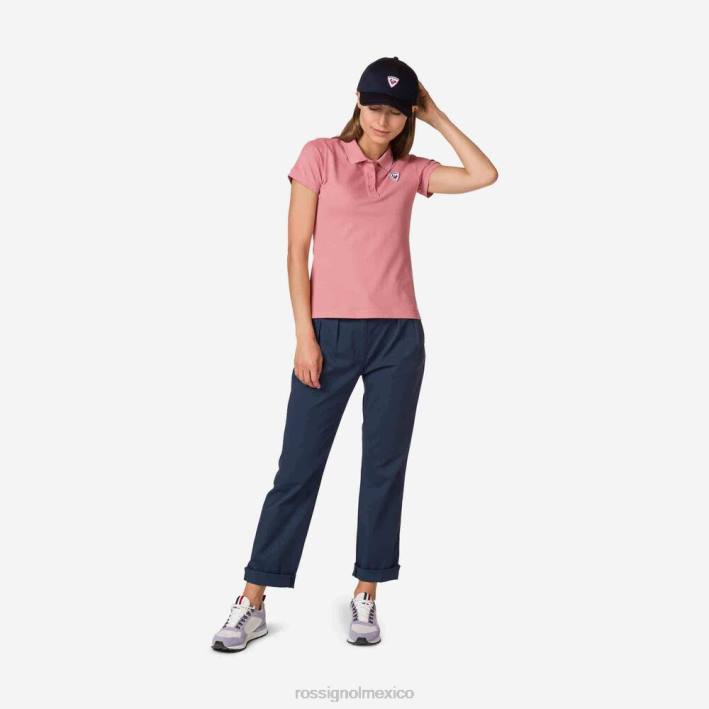 mujer Rossignol polo con logo HPXL952 tapas paredoprosa