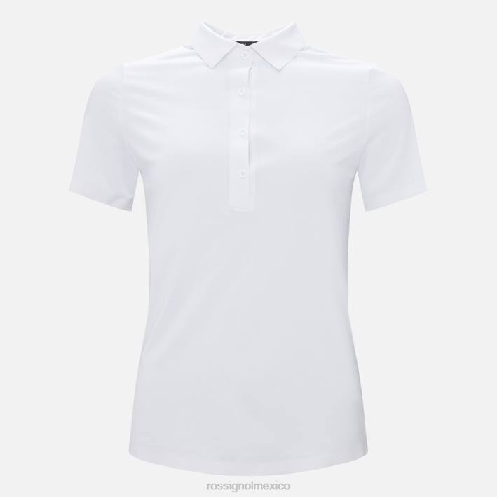 mujer Rossignol polo ligero y transpirable HPXL706 tapas blanco