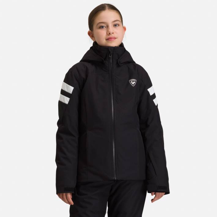 chicas Rossignol chaqueta de esquí HPXL1236 tapas negro