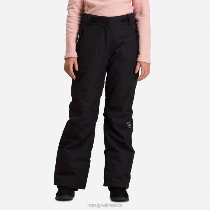 chicas Rossignol pantalones de esquí HPXL1186 fondos negro