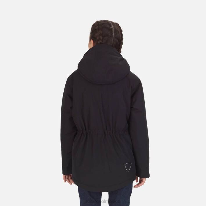 jóvenes Rossignol anorak HPXL1154 tapas negro