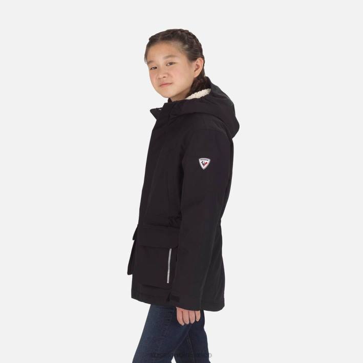 jóvenes Rossignol anorak HPXL1154 tapas negro