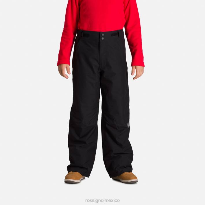 Niños Rossignol pantalones de esquí HPXL1223 fondos negro