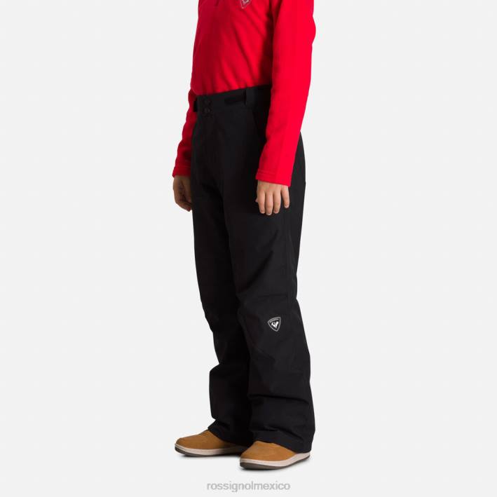 Niños Rossignol pantalones de esquí HPXL1223 fondos negro